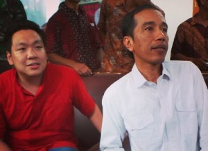 Charles Honoris bersama Jokowi dodo blusukan bersama